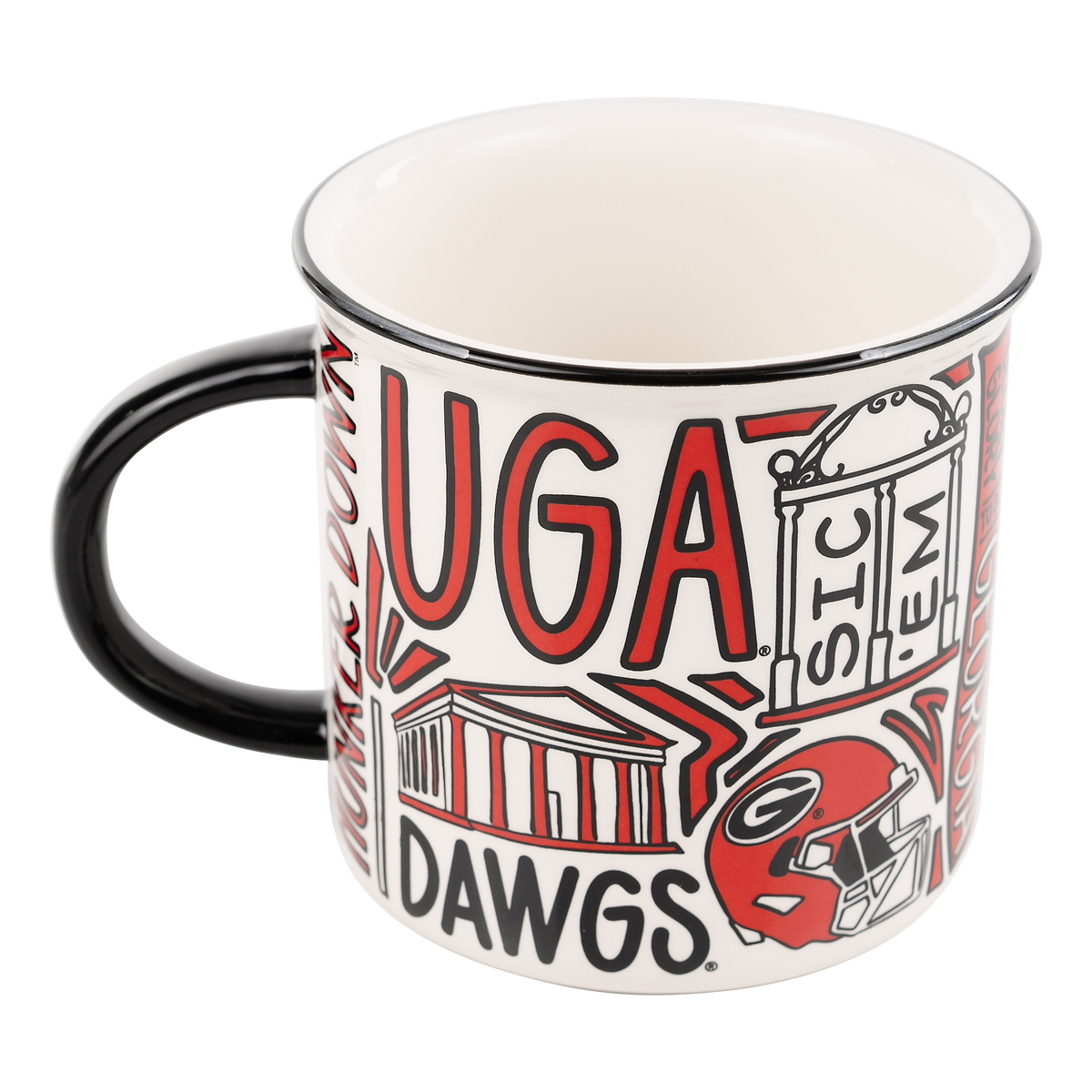 UGA Collage Campfire Mug