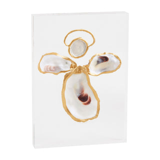 Angel Acrylic Oyster Plaque