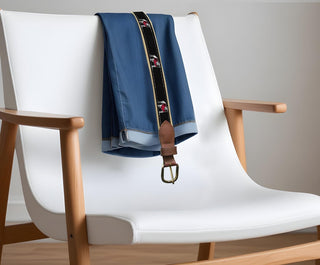 Georgia Bulldogs Men's Collegiate Woven Uga Ribbon Belt