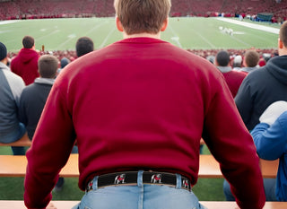 Georgia Bulldogs Men's Collegiate Woven Uga Ribbon Belt