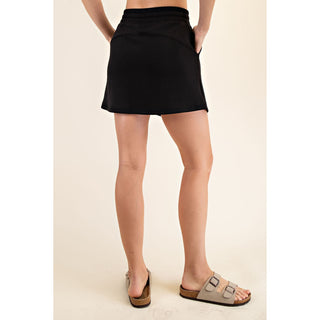 Modal Scuba Skort • Black