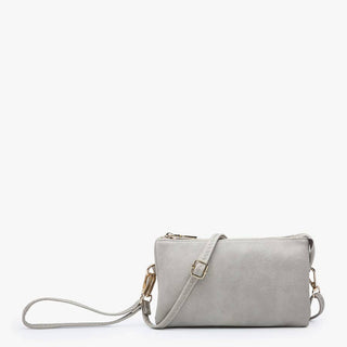 Riley Vegan Crossbody • Light Grey