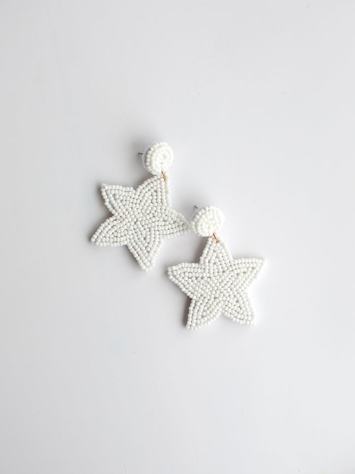 Debbie Earrings • White