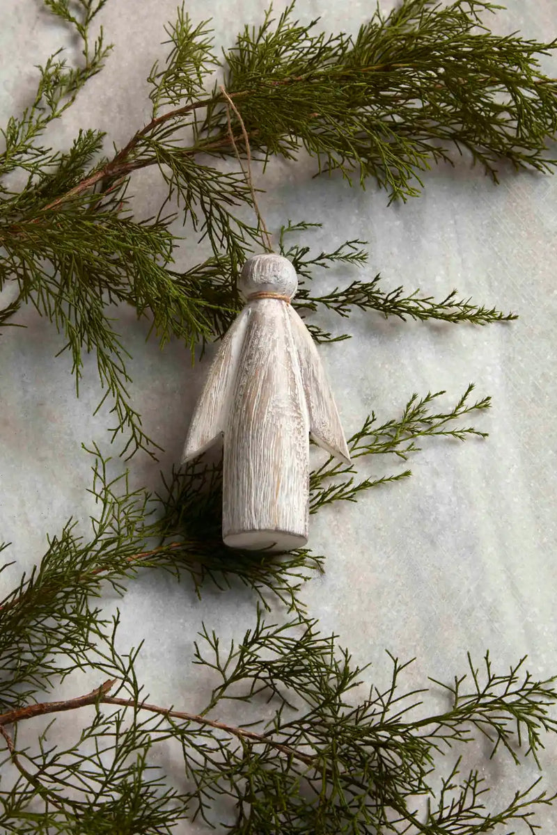Carved Angel Ornament