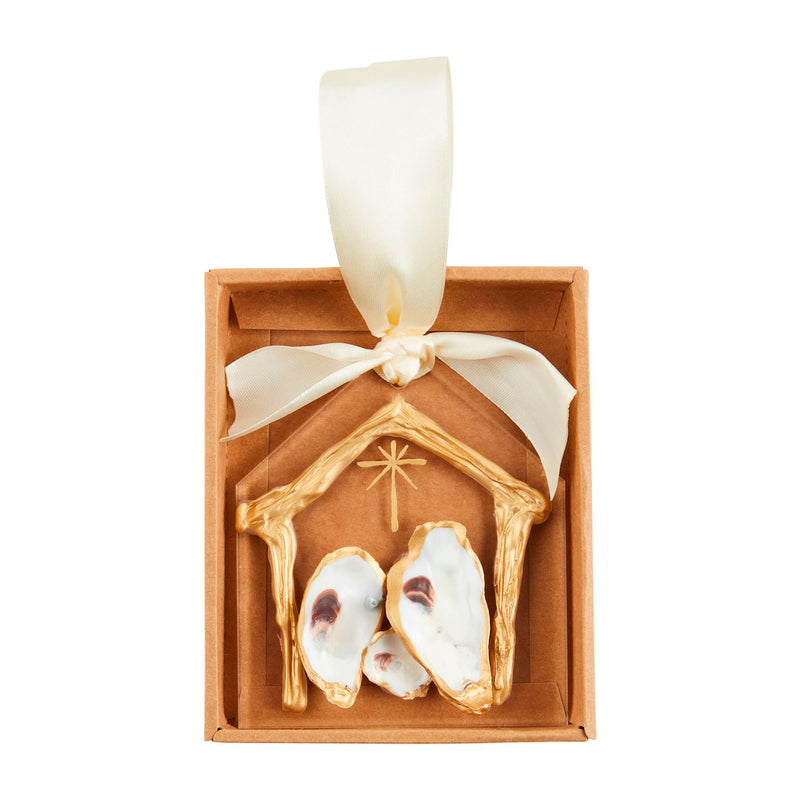 Oyster Nativity Ornament