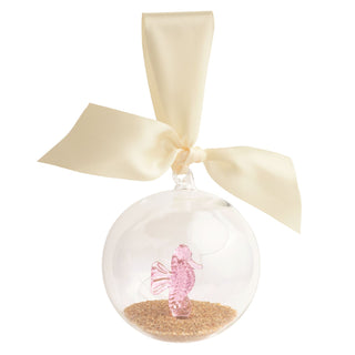 Sea Horse Glass Ornament