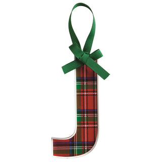 Tartan Initial Ornament