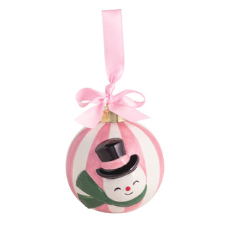 Snowman Whimsy Ball Ornament