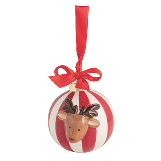 Reindeer Whimsy Ball Ornament