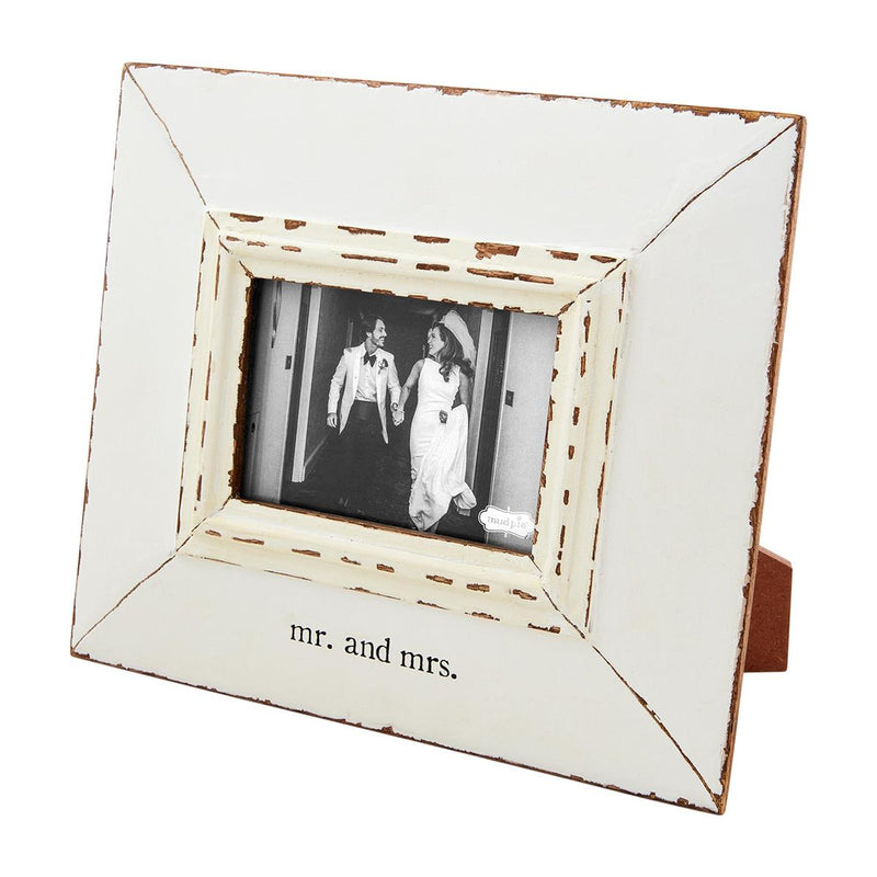 Mr. & Mrs. Distressed Picture Frame 4x6