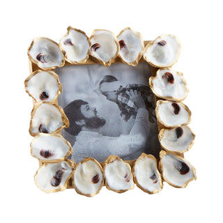 Square Mini Gold Oyster Shell Frame