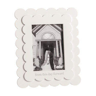 This Day Forward Scallop Picture Frame