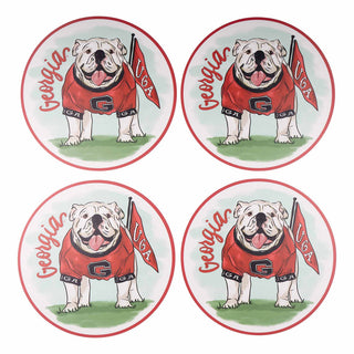 Georgia Mascot Placement Set of 4