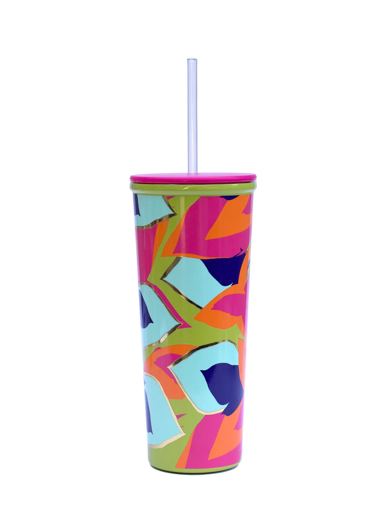 24oz Stainless Straw Tumbler • Birds Of A Feather