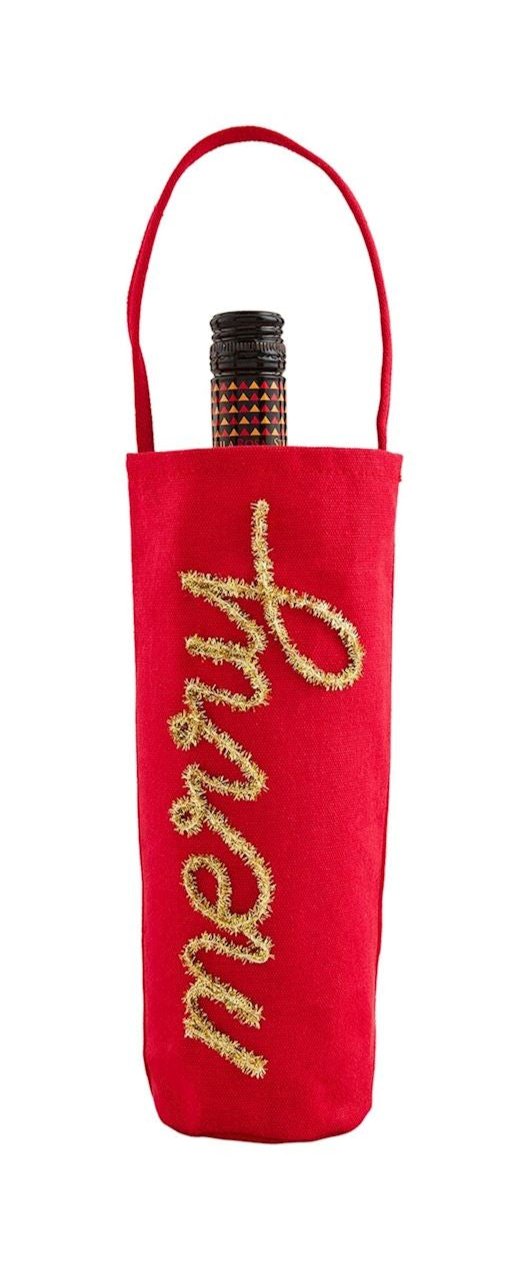 Tinsel Wine Bags • Christmas