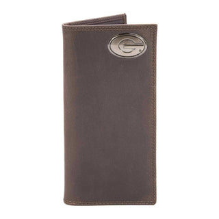 UGA Crazy Horse Roper Wallet • Light Brown
