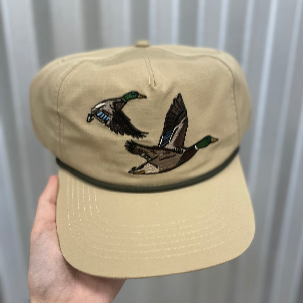 Ensenada Rope Hat - Wildlife - Ducks • Khaki