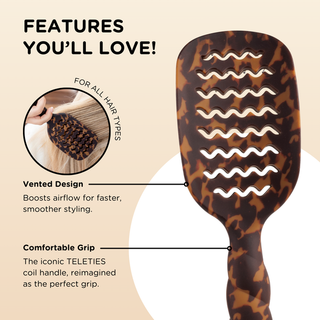 Vented Hair Brush • Tortoise
