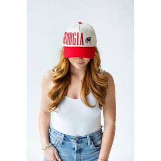 Georgia Saturday Stretch Canvas Trucker Hat