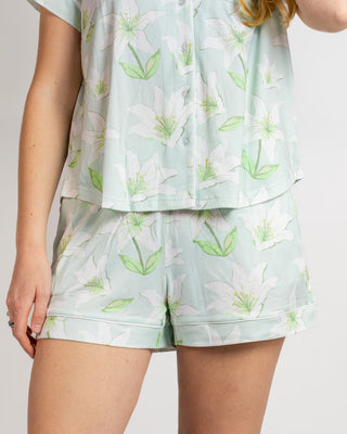 Peace Lily Sleep Shorts