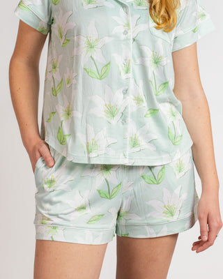 Peace Lily Sleep Shorts