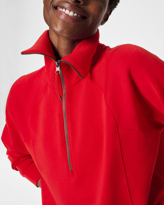 SPANX AirEssentials® Half Zip • Spanx Red