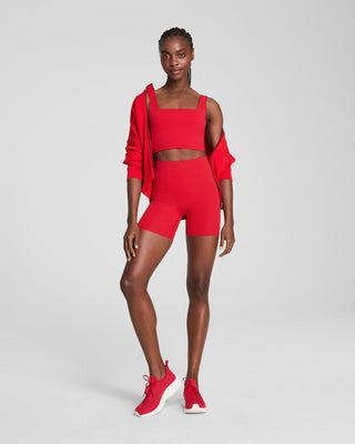 Spanx® Get Moving Cropped Square Neck Shelf Tank