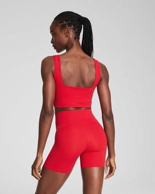 Spanx® Get Moving Cropped Square Neck Shelf Tank