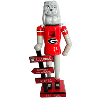 UGA Mascot Nutcracker 12"