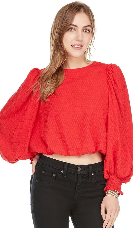 Cropped Top • Red