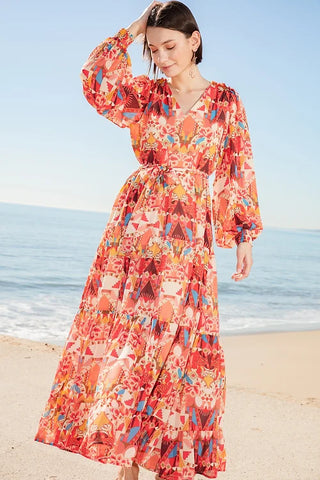 Jade Maxi Aztec Floral S Jade Maxi Aztec Floral S
