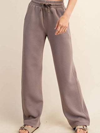 Modal Scuba Straight Pant • Mocha