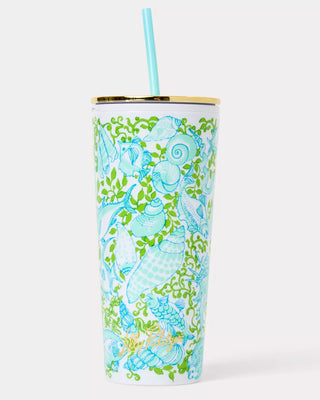 Tumbler with Straw • Throw Me a Line