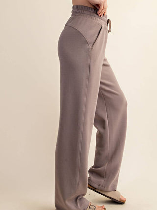 Modal Scuba Straight Pant • Mocha
