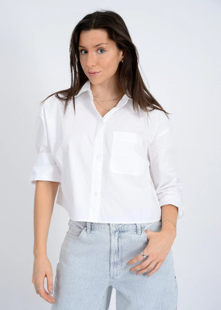 Kerwin Collared LS Shirt • White