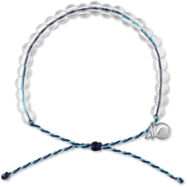 Whale Beaded Bracelet • Blue+Purple