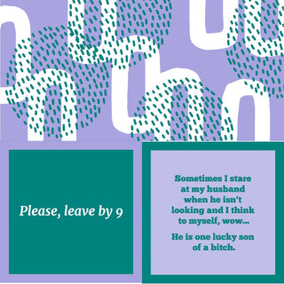 Cocktail Napkin • Please Leave By 9