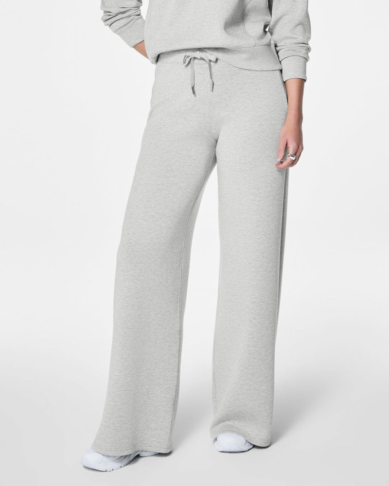 SPANX® AirEssentials Wide Leg Pant • Light Grey Heather