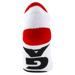 Georgia Bulldogs White Footie Socks