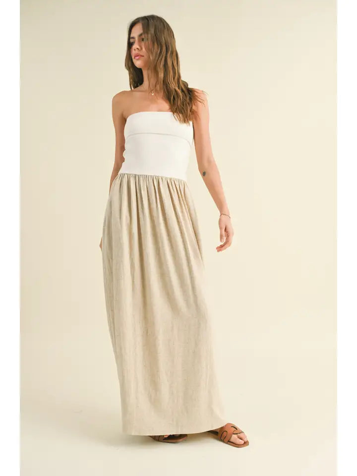 Kabo Maxi Dress •Oatmeal