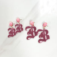 Pink Out • Brunswick High Acrylic Earrings