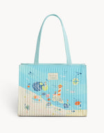 Sea Island Quilted Zip Tote