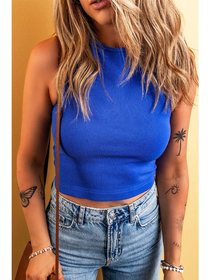 Vibrant Lifestyle Top• Blue