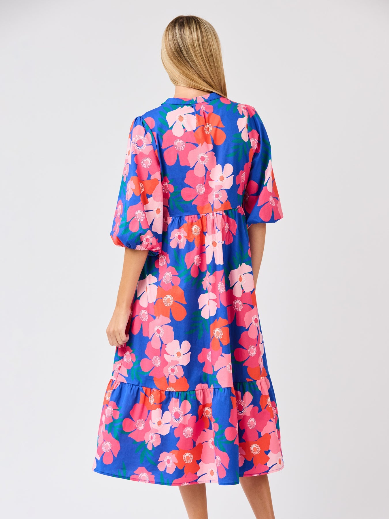 riley midi dress Black Cord Long Sleeve Riley Midi Dress