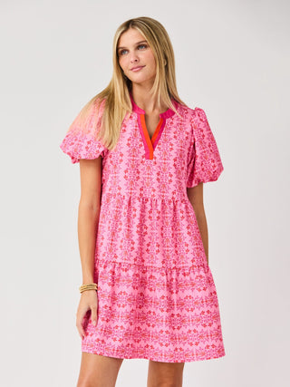 Kinsley Mini Dress • Heirloom Vine Pink