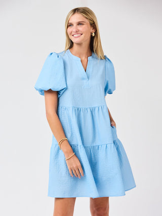 Kinsley Mini Dress • Light Blue
