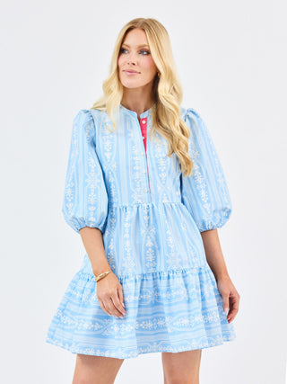 Riley Mini Dress • Tulip Tapestry