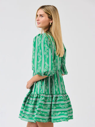 Riley Mini Dress • Garden Lace Green