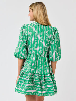Riley Mini Dress • Garden Lace Green