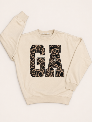 GA Long Sleeve Pullover • Taupe
